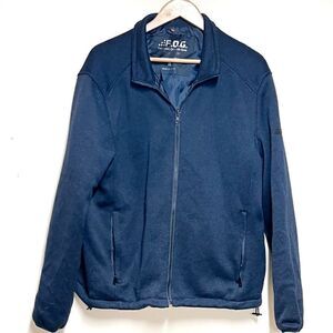 F.O.G London Fog Functional Outdoor Gear 3:1 Lined Zip Navy Jacket Sz Mens L